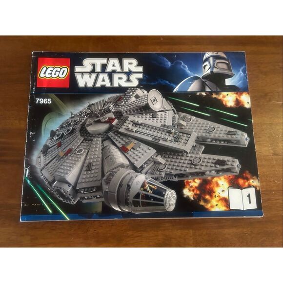 LEGO Star Wars Millennium Falcon #7965 Instruction Manual Only 1&2 (6022) - Picture 7 of 12